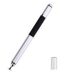 Penna Pennino Pen Touch Screen Capacitivo Alta Precisione Universale P11 per Handy Zubehoer Mini Lautsprecher Argento