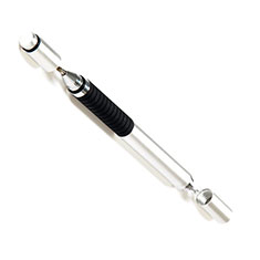 Penna Pennino Pen Touch Screen Capacitivo Alta Precisione Universale P15 per Accessories Da Cellulare Tappi Antipolvere Argento