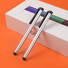 Penna Pennino Pen Touch Screen Capacitivo Universale 2PCS H02 per Realme 9 Pro+ Plus 5G Argento