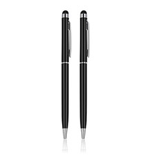 Penna Pennino Pen Touch Screen Capacitivo Universale 2PCS H05 per Sharp Aquos R6 Nero
