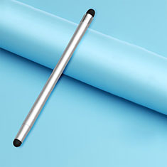 Penna Pennino Pen Touch Screen Capacitivo Universale H03 per Samsung Galaxy A12 Nacho Argento