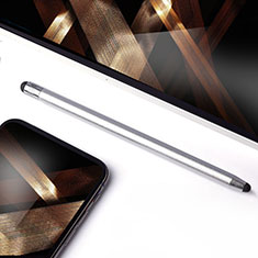 Penna Pennino Pen Touch Screen Capacitivo Universale H14 per Samsung Galaxy J2 Prime Argento