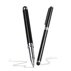 Penna Pennino Pen Touch Screen Capacitivo Universale P01 per Handy Zubehoer Mikrofon Fuer Smartphone Nero