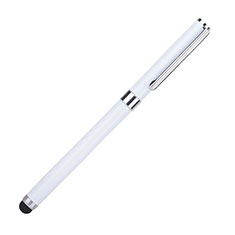 Penna Pennino Pen Touch Screen Capacitivo Universale P04 per Handy Zubehoer Geldboerse Ledertaschen Bianco