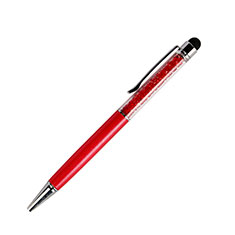 Penna Pennino Pen Touch Screen Capacitivo Universale P09 per Vivo V27e 5G Rosso