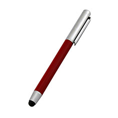 Penna Pennino Pen Touch Screen Capacitivo Universale P10 per Wiko Power U10 Rosso