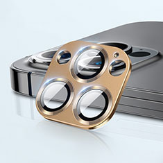 Protettiva della Fotocamera Vetro Temperato Proteggi Schermo C09 per Apple iPhone 15 Pro Max Oro