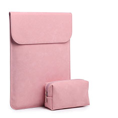 Sacchetto in Velluto Custodia Tasca Marsupio per Apple MacBook Air 11 pollici Rosa