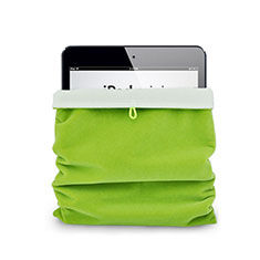 Sacchetto in Velluto Custodia Tasca Marsupio per Samsung Galaxy Tab 2 10.1 P5100 P5110 Verde