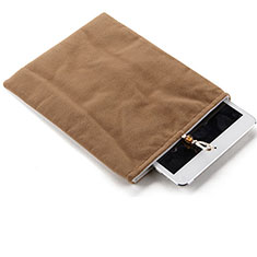 Sacchetto in Velluto Custodia Tasca Marsupio per Samsung Galaxy Tab Pro 12.2 SM-T900 Marrone