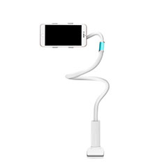 Sostegno Cellulari Flessibile Supporto Smartphone Universale per Realme GT Neo6 5G Bianco