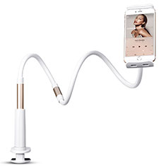 Sostegno Cellulari Flessibile Supporto Smartphone Universale T12 per Samsung Galaxy Note 5 Bianco