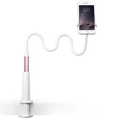 Sostegno Cellulari Flessibile Supporto Smartphone Universale T19 per Xiaomi Redmi 10 India Oro Rosa