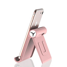 Sostegno Cellulari Supporto Smartphone Universale K27 per Vivo Y35m 5G Oro Rosa
