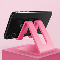 Sostegno Cellulari Supporto Smartphone Universale N01 per Motorola Moto G9 Power Rosa Caldo