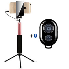 Sostegnotile Bluetooth Selfie Stick Allungabile Bastone Selfie Universale S15 per Samsung Galaxy Amp Prime J320P J320M Oro