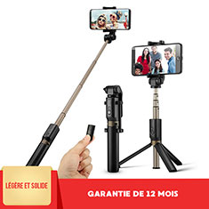 Sostegnotile Bluetooth Selfie Stick Allungabile Bastone Selfie Universale S27 per Motorola Moto X Play Nero
