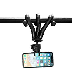 Sostegnotile Bluetooth Selfie Stick Tripode Allungabile Bastone Selfie Universale T03 per Samsung Galaxy Xcover 3 SM-G388f SM-G389f Nero