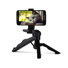 Sostegnotile Bluetooth Selfie Stick Tripode Allungabile Bastone Selfie Universale T06 per Samsung Galaxy Xcover 3 SM-G388f SM-G389f Nero