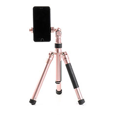 Sostegnotile Bluetooth Selfie Stick Tripode Allungabile Bastone Selfie Universale T15 per Samsung Galaxy A22 5G SC-56B Oro Rosa