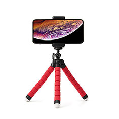 Sostegnotile Bluetooth Selfie Stick Tripode Allungabile Bastone Selfie Universale T16 per Vivo V25e Rosso