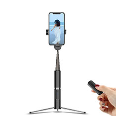 Sostegnotile Bluetooth Selfie Stick Tripode Allungabile Bastone Selfie Universale T20 per Vivo V25e Nero