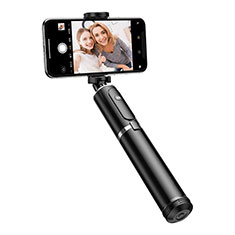 Sostegnotile Bluetooth Selfie Stick Tripode Allungabile Bastone Selfie Universale T34 per Nokia 1.4 Argento e Nero