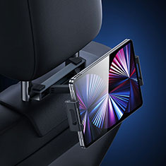 Supporto Sostegno Auto Sedile Posteriore Universale BS1 per Samsung Galaxy J3 2016 Nero