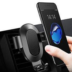 Supporto Sostegno Cellulari Bocchette Aria Da Auto Bocchette Aria Universale per Motorola Moto Edge Plus 2023 5G Nero