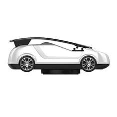 Supporto Sostegno Cellulari Con Ventosa Da Auto Universale H03 per Oppo Find X3 Pro Bianco