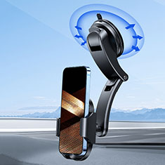 Supporto Sostegno Cellulari Con Ventosa Da Auto Universale N01 per Samsung Galaxy Note 4 Nero