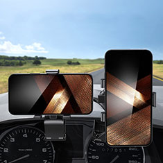 Supporto Sostegno Cellulari Con Ventosa Da Auto Universale N02 per Samsung Galaxy Note 4 Nero