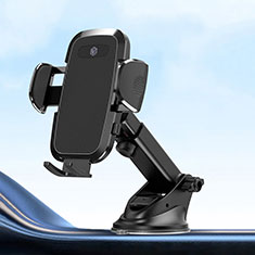 Supporto Sostegno Cellulari Con Ventosa Da Auto Universale N05 per Vivo X Fold Plus Nero