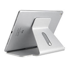 Supporto Tablet PC Flessibile Sostegno Tablet Universale K21 per Samsung Galaxy Tab E 9.6 T560 T561 Argento
