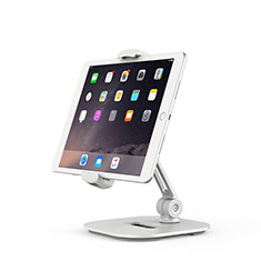 Supporto Tablet PC Flessibile Sostegno Tablet Universale T02 per Apple iPad Pro 12.9 (2021) Bianco