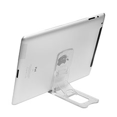Supporto Tablet PC Sostegno Tablet Universale T22 per Apple New iPad 9.7 (2017) Chiaro