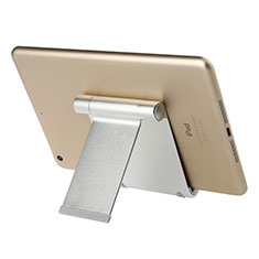 Supporto Tablet PC Sostegno Tablet Universale T27 per Apple iPad Air 5 10.9 (2022) Argento