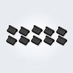 Tappi Antipolvere USB-C Jack Anti-dust Type-C Anti Polvere Universale 10PCS H01 per Apple iPhone 16 Plus Nero