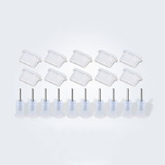 Tappi Antipolvere USB-C Jack Anti-dust Type-C Anti Polvere Universale 10PCS per Apple iPad Air 5 10.9 (2022) Bianco