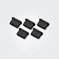Tappi Antipolvere USB-C Jack Anti-dust Type-C Anti Polvere Universale 5PCS H01 per Realme 8 5G Nero