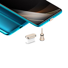 Tappi Antipolvere USB-C Jack Anti-dust Type-C Anti Polvere Universale H03 per Samsung Galaxy S6 Edge+ Plus Oro