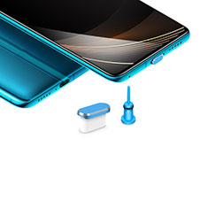 Tappi Antipolvere USB-C Jack Anti-dust Type-C Anti Polvere Universale H03 per Apple iPhone 16 Blu