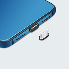 Tappi Antipolvere USB-C Jack Anti-dust Type-C Anti Polvere Universale H07 per Samsung Galaxy S6 Edge+ Plus Nero