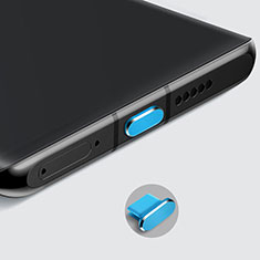 Tappi Antipolvere USB-C Jack Anti-dust Type-C Anti Polvere Universale H08 per Samsung Galaxy S6 Edge+ Plus Blu