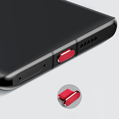 Tappi Antipolvere USB-C Jack Anti-dust Type-C Anti Polvere Universale H08 per Sony Xperia 10 V Oro Rosa