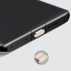 Tappi Antipolvere USB-C Jack Anti-dust Type-C Anti Polvere Universale H08 per Apple iPhone 15 Plus Oro