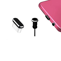 Tappi Antipolvere USB-C Jack Anti-dust Type-C Anti Polvere Universale H12 per Xiaomi Poco X5 5G Nero