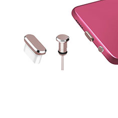 Tappi Antipolvere USB-C Jack Anti-dust Type-C Anti Polvere Universale H12 per Apple iPhone 16 Plus Oro Rosa