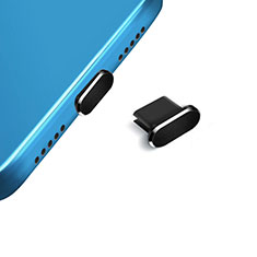 Tappi Antipolvere USB-C Jack Anti-dust Type-C Anti Polvere Universale H14 per Samsung Galaxy S6 Edge+ Plus Nero
