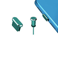 Tappi Antipolvere USB-C Jack Anti-dust Type-C Anti Polvere Universale H15 per Sharp Aquos Zero6 Verde